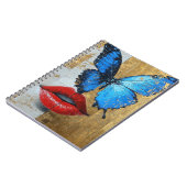 Schönheit und Schmetterlinge Notebook2 Notizblock (Linke Seite)