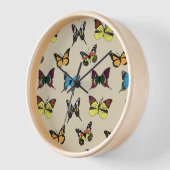 Schönheit und Schmetterlingswand Uhr (Winkel)