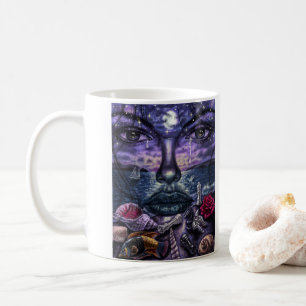 Schönheit und Strand Kaffeetasse