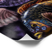 Schönheit und Strand Poster (Ecke)