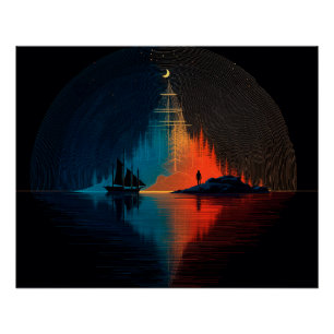 Schönheit und Terror, Schiffe unter einem Halbmond Poster