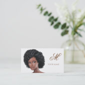 Schönheit Visitenkarte (Stehend Vorderseite)