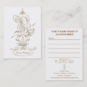 Schönheit - Visitenkarte (Vorne/Hinten)