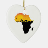 SCHÖNHEIT VON AFRIKA KERAMIKORNAMENT (Rechts)