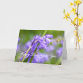 Schönheit von Bluebells Karte (Gelbe Blume)