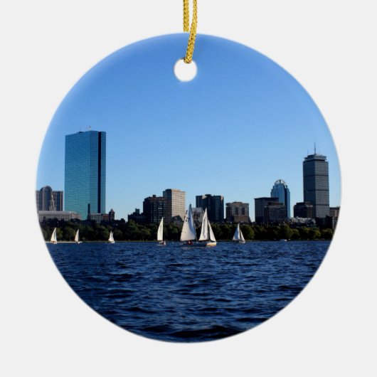 Schönheit von Boston-Verzierung Keramikornament (Vorne)