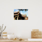 Schönheit von Temple Print Poster (Küche)