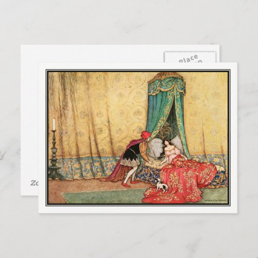 Schönheit von Warwick Goble Postkarte (Vorne/Hinten)