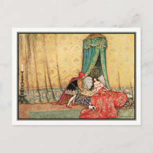 Schönheit von Warwick Goble Postkarte