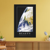 Schönheit: Zitat 1 Leinwanddruck (Insitu (Wohnzimmer))