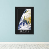 Schönheit: Zitat 1 Leinwanddruck (Insitu (Holzboden))