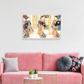 Schönheiten der drei Hauptstädte Triptychon Leinwanddruck (Insitu (Wohnzimmer))