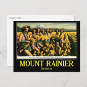 Schönheiten im Puyallup-Tal, Vintag Postkarte (Vorne/Hinten)