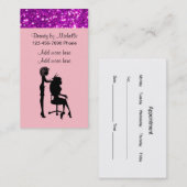 SchönheitHairstylist Visitenkarte (Vorne/Hinten)