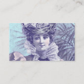 Schönheits-Epochen-elegante Kunst Nouveau Visitenkarte (Rückseite)