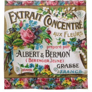 Schönheits-Epochen-Franzose-Parfüm Duschvorhang