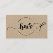 Schönheits-Friseur-stilvoller Entwurf Visitenkarte (Vorderseite)
