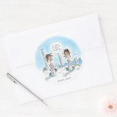 Schönheits-Geheimnisse der Medusa Runder Aufkleber (Umschlag)