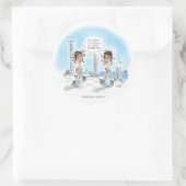 Schönheits-Geheimnisse der Medusa Runder Aufkleber (Tasche)