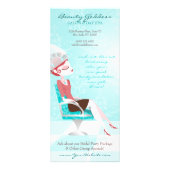 Schönheits-Göttin-Salon-Kupons Werbekarte (Hinten)