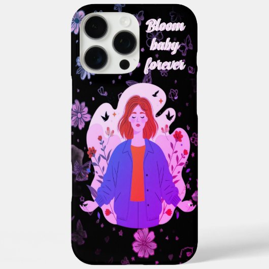 Schönheits Mädchen blühen für immer iPhone-Hülle S Case-Mate iPhone Hülle (Rückseite)
