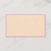 Schönheits-Make-up-Palette Personalisiert Visitenkarte (Rückseite)