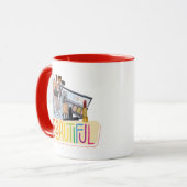 Schönheits-Make-up Tasse (Vorderseite Links)