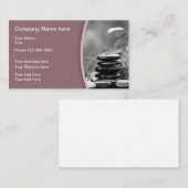 Schönheits-Massage-Thema Visitenkarte (Vorne/Hinten)