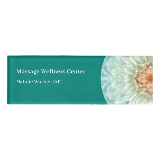 Schönheits-medizinische Massage Namenschild (Vorderseite)