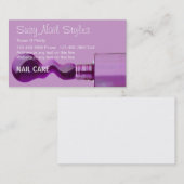 Schönheits-Nagel-Salon-Visitenkarten Visitenkarte (Vorne/Hinten)
