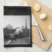 Schönheits-Paris-Geschirrtuch Geschirrtuch (Viertel Falte)