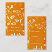 SCHÖNHEITS-SALON | beruflich Visitenkarte (Vorne/Hinten)