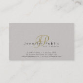 Schönheits-Salon-Haar-Stylist-Fotograf-Luxus Visitenkarte (Rückseite)