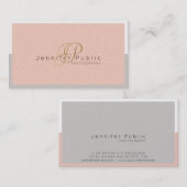 Schönheits-Salon-Haar-Stylist-Fotograf-Perle Luxe Visitenkarte (Vorne/Hinten)