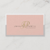 Schönheits-Salon-Haar-Stylist-Fotograf-Perle Luxe Visitenkarte (Vorderseite)
