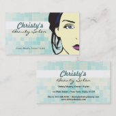 Schönheits-Salon-Haar Sylist Geschäft Card-2 Visitenkarte (Vorne/Hinten)