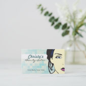 Schönheits-Salon-Haar Sylist Geschäft Card-2 Visitenkarte (Stehend Vorderseite)