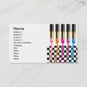 Schönheits-Salon, Kosmetik oder Visitenkarte