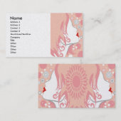 Schönheits-Salon oder Mode-Butike-Geschäfts-Karte Visitenkarte (Vorne/Hinten)