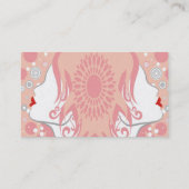 Schönheits-Salon oder Mode-Butike-Geschäfts-Karte Visitenkarte (Rückseite)