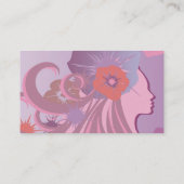 Schönheits-Salon oder Visitenkarte (Rückseite)