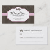 Schönheits-Salon und Mode-Butike-Geschäfts-Karte Terminkarte (Vorne/Hinten)