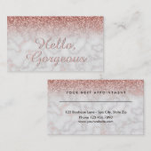 Schönheits-Salon-Verabredungs-hallo herrlicher Terminkarte (Vorne/Hinten)