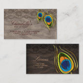 Schönheits-Salon-Vintages Visitenkarte (Vorne/Hinten)