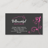 Schönheits-Salon-Visitenkarte Visitenkarte (Vorderseite)