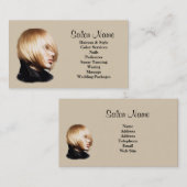 Schönheits-Salon-Visitenkarte Visitenkarte (Vorne/Hinten)
