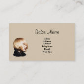 Schönheits-Salon-Visitenkarte Visitenkarte (Rückseite)