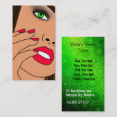 Schönheits-Salon-Visitenkarten Visitenkarte (Vorne/Hinten)