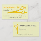 Schönheits-Salon-Wellness-Center Terminkarte (Vorne/Hinten)