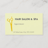 Schönheits-Salon-Wellness-Center Terminkarte (Rückseite)